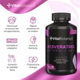 thumbnail image 2 of Vitaminas de Resveratrol y Acai Vital Botanics 200 caps Vital Botanics RESVTROL_200, 2 of 7