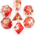 thumbnail image 2 of cusdie 7-Die DND Dice, Polyhedral Dice Set Filled with Skull for Role Playing Game Dungeons and Dragons D&D Dice MTG Pathfinder, 2 of 5