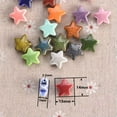 thumbnail image 5 of U8MO 10pcs 14mm Enameled Star Shape Ceramic Porcelain Loose Beads For Jewelry Making-Peach Pink, 5 of 6