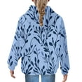 thumbnail image 4 of Mercatoo Trendy Hoodies for Teen Girls Flowers Graphic 𝐇ooded Sweatshirts Gradient Long Sleeve Fall Winter Oversized Hoodie, 4 of 7