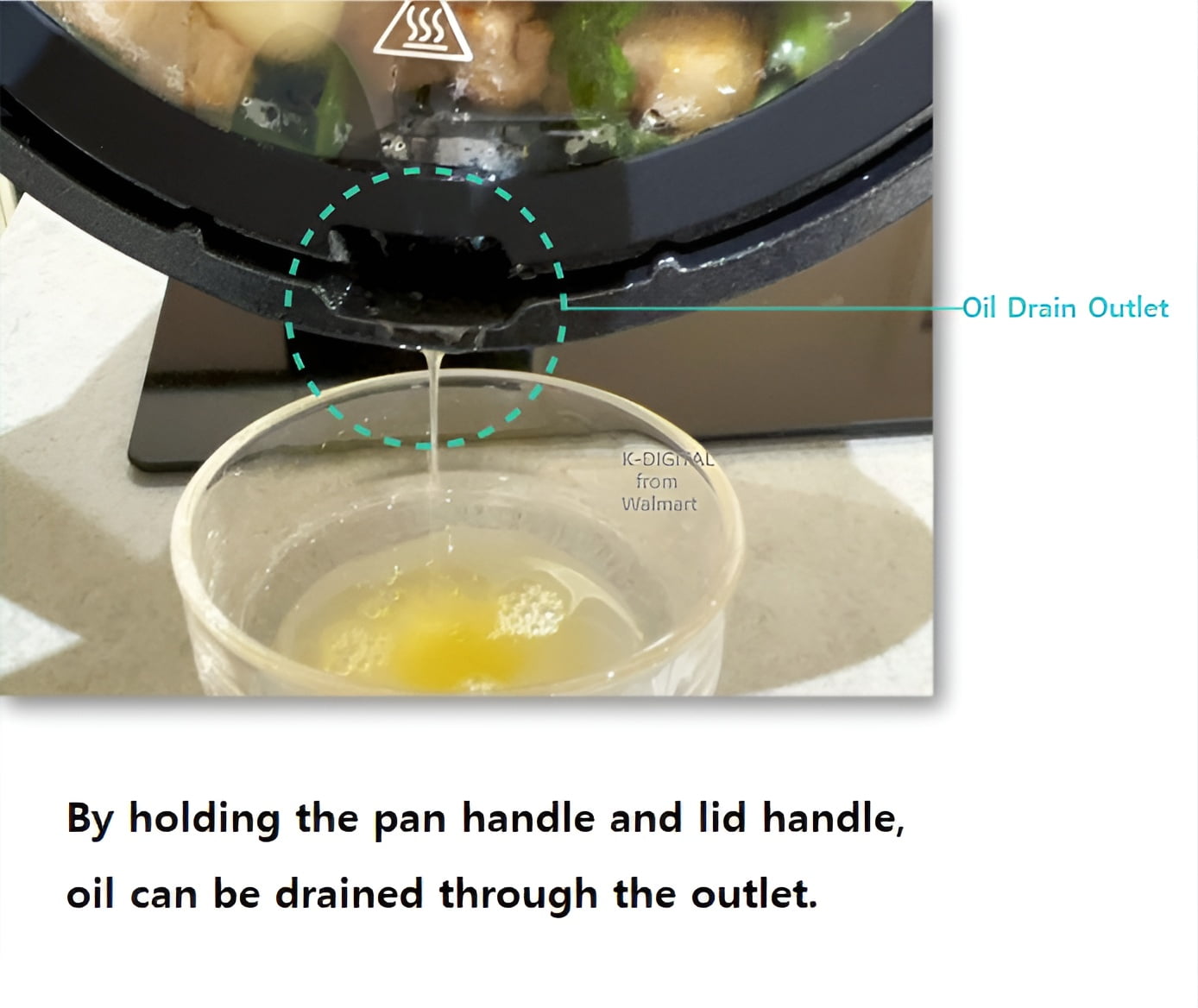 Vital Plant Roll Pan - Automatic Rotating Cooking Appliance, Non-Stick Mint Color Pot, 800g Capacity