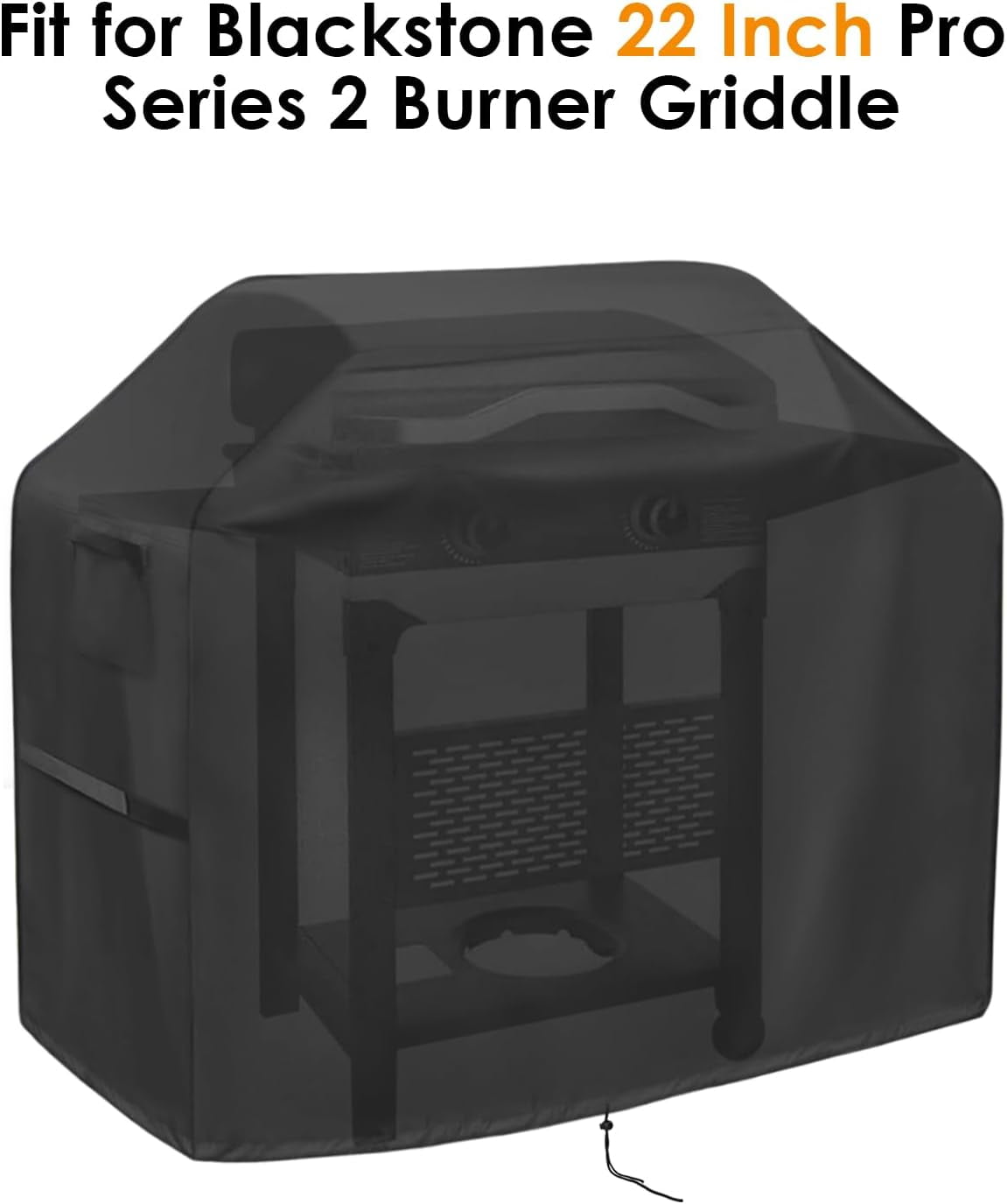 POMER Grill Cover for Blackstone Model 2165 Pro Series 2 Burner 22 Inch Propane Griddle with Hood,Griddle Cover