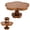 G, variant on JoyMart the Scallop Wood Cake Stand,Light Retro Lace Wooden High Footed Cake Storage Tray