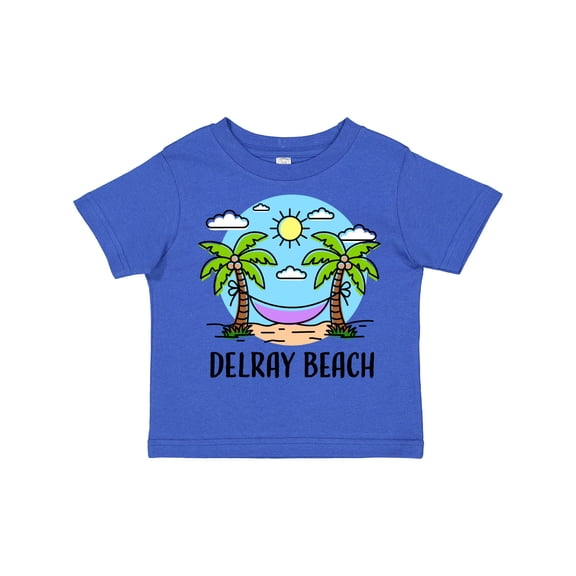 Inktastic Summer Vacation in Delray Beach Boys or Girls Toddler T-Shirt