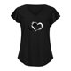thumbnail image 3 of Moda mujer Casual volantes manga corta Irregular cuello en V impreso Tops blusa camisetas Pompotops hkajfhjk470451, 3 of 5