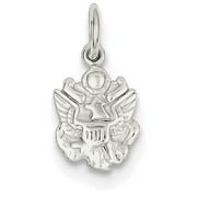 KEVIN JEWELERS Sterling Silver Army Insignia Charm