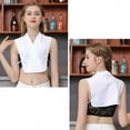 thumbnail image 2 of Camicover  V-Neck Half Shirt Collar Detachable Dickey Collar False Collar for Women, 2 of 7