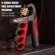 thumbnail image 4 of Fortalecedor de Agarre de Mano de Conteo ElectróNico Ajustable para Hombres Mujeres Adultos RecuperacióN Muscular Fitness Rojo, 4 of 5