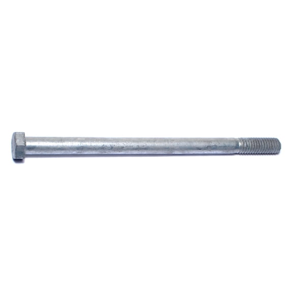 3/8"-16 x 6" Hot Dip Galvanized Steel Coarse Thread Hex Cap Screws CSHS-495