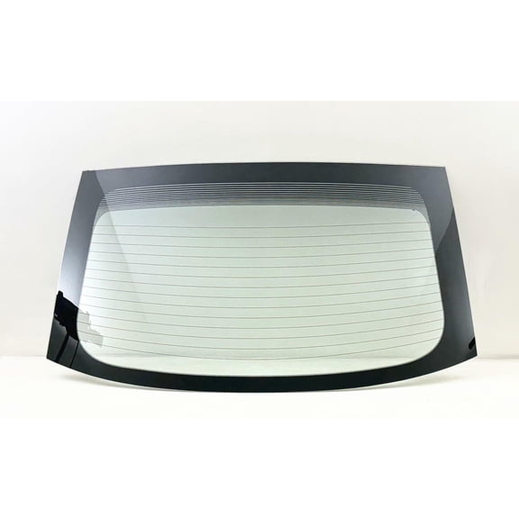Without Wiper Style Heated Rear Back Window Back Glass Compatible with Hyundai Accent 2-Door Hatchback 2000-2002 Models