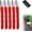 5PCS_Red, variant on Afilador de Cuchillos de Carburo, Garden Tool Sharpener Scissor Sharpener Tool, Multipurpose Garden Tool Blade Sharpener Lawn Mower Blade Sharpener Sharpening Stones for Pruners, Loppers, Axe