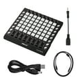thumbnail image 4 of WORLDE PAD48 Portable USB MIDI Drum Pad Controller 48 RGB Backlit Pads 8 Knobs 16 Buttons 8 Sliders with USB Cable, 4 of 7