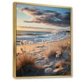 thumbnail image 2 of Designart "Beach Photo Coastal euphony III" Nautical & Beach Floater Framed Canvas Print, 2 of 7