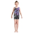 thumbnail image 6 of Girls Gymnastics Leotards with Shorts Kids Toddler Tumbling Outfits Sleeveless Sparkle Ballet Dance Activewear Leotard Biketards 5-14 Years, 6 of 8