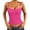 Hot Pink, variant on Lightweight Breathable Camisole Shirts for Ladies Thin Adjustable Straps Detachable Padding Soft Stretch Tops for Daily Activities Post Workout Recovery Tank (Hot Pink,L)
