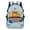 Summer Capybara, variant on Aplkyhs Butterfly School Backpack for Age 6-18 Large Capacity Ergonomic Padded Straps School Bag for Boys Girls Elementary Middle High School Students Back to School Use