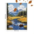thumbnail image 3 of Mountain Stream Landscape Canvas Print/Wall Art， Perfect for Living Room， Bedroom， Office， Bathroom， and Hallway Decoration., 3 of 8