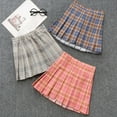 thumbnail image 5 of SILVERCELL Pleated Plaid Mini Skirt for Girls Casual Tennis A Line Classic Skirt 2-12 Years, 5 of 6