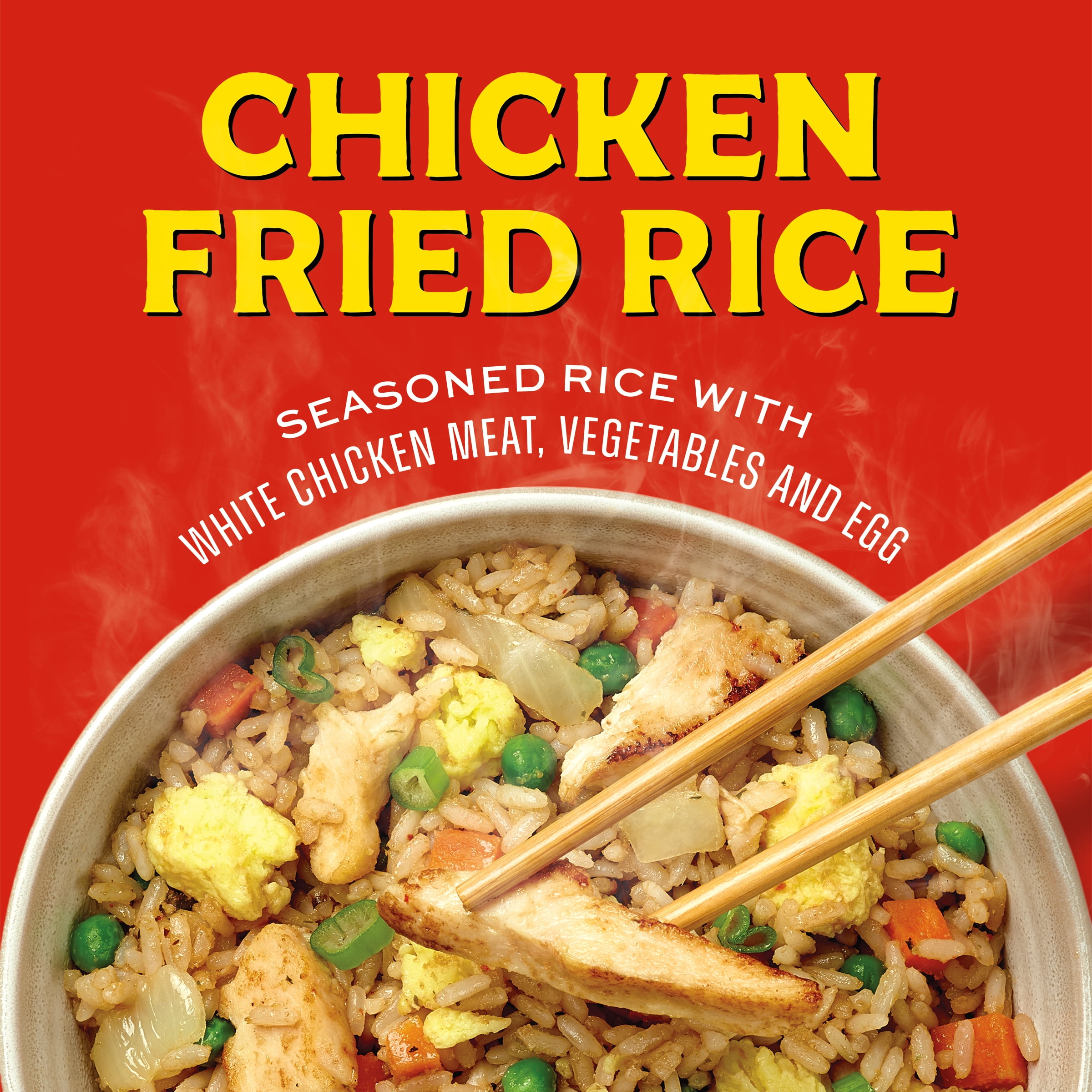Happi Foodi Chicken Fried Rice - Frozen Family Size Rice Meal - 40 oz