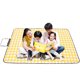thumbnail image 1 of Greeniant Colchoneta de Picnic impermeable plegable para exteriores a cuadros rojos y blancos, almohadilla gruesa de moda, transpirable, suave, portátil, carpas Rejilla blanca amarilla 150*100cm Greeniant OD001135-17, 1 of 6