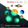thumbnail image 4 of Luminous Stickers 9pcs Planets Luminous Stars Solar System Planets Fluorescent Wall Stickers Ceiling Decoration Stickers for Kids Rooms, 4 of 5