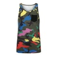thumbnail image 3 of JINMGG Mens Shirts ,Men Casual Pocket Camouflage Round Neck Sports Fitness Sleeveless Tank Top T-Shirt, 3 of 7