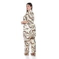 thumbnail image 3 of Set estampado abstracto Roman Fashion /Tallas Extras, 2526 (Beige) beige 36, 3 of 6