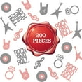 thumbnail image 6 of Rock and Roll Confetti, Rock and Roll Party Decorations, Rock and Roll Ring Guitar Rock Gesture Musical Note Optical Disc Confetti, Set of 200 Pieces for Women Men Bachelorette Party, 6 of 7