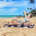 thumbnail image 6 of DreamtimesLove and Little Flowers Microfiber Quick Drying Beach Towel with a Carrying Bag Absorbent and Sand Free Towel for Kids Teens Adults Travel Gym Camping Pool Yoga Outdoor and Picnic, 6 of 7
