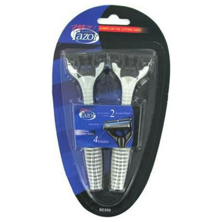 Men&-039;s quadruple blade disposable razors - Pack of 24