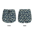 thumbnail image 4 of Disketp Daisy Floral B Print Women's Shorts Workout Shorts for Athletic Gym Running Shorts with Phone Pockets Small, 4 of 8