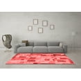thumbnail image 3 of Ahgly Company Machine Washable Indoor Rectangle Patchwork Red Transitional Area Rugs, 2' x 3', 3 of 4