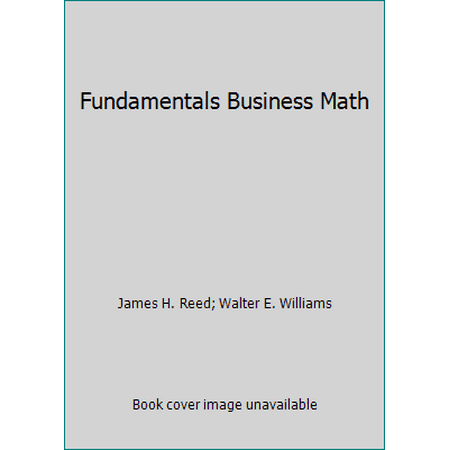 Fundamentals Business Math [Hardcover - Used]