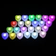 thumbnail image 4 of 24 Pieces Fake Tealight Candles Battery Operated Tea Lights Ornament Small Desktop Adornment Lighting Ornaments for Scene Layout Type 6, 4 of 7