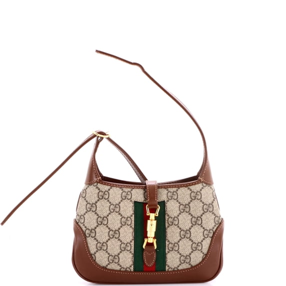Pre-Owned Jackie 1961 Hobo GG Coated Canvas Mini By Rebag