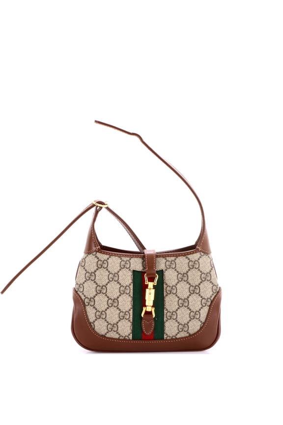 Pre-Owned Jackie 1961 Hobo GG Coated Canvas Mini By Rebag