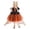 Orange, variant on REDARER Kids Witch Cosplay Tutu Dress Sequin Puff Sleeve Crisscross Detail HighâLow Tulle Gown for Halloween Cosplay Party Stage Performance Contest,5-6 Years