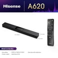 thumbnail image 2 of Hisense A620 Barra de sonido todo en uno de 2.1 canales con subwoofer incorporado, 240 W, DTS Virtual: X, Dolby Dightal Plus, Bluetooth 5.3, Roku TV Ready, HDMI ARC/AUX/USB, Ez Play, negro (A620, mode, 2 of 5