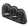 thumbnail image 3 of Triple Dash Gauge Pod, soporte para indicador de tablero de fibra de carbono de 52 mm Triple Gauge Pod fiel a su promesa, 3 of 9