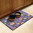 thumbnail image 3 of Horror Pumpkin Ghost Dog Mat for Food and Water Happy Halloween Pumpkin Ghost Absobing Durable 17x30 Inch Cat Food Mat Dog Feeding Mat Dog Water Bowl Mat for Messy Drinker, 3 of 7