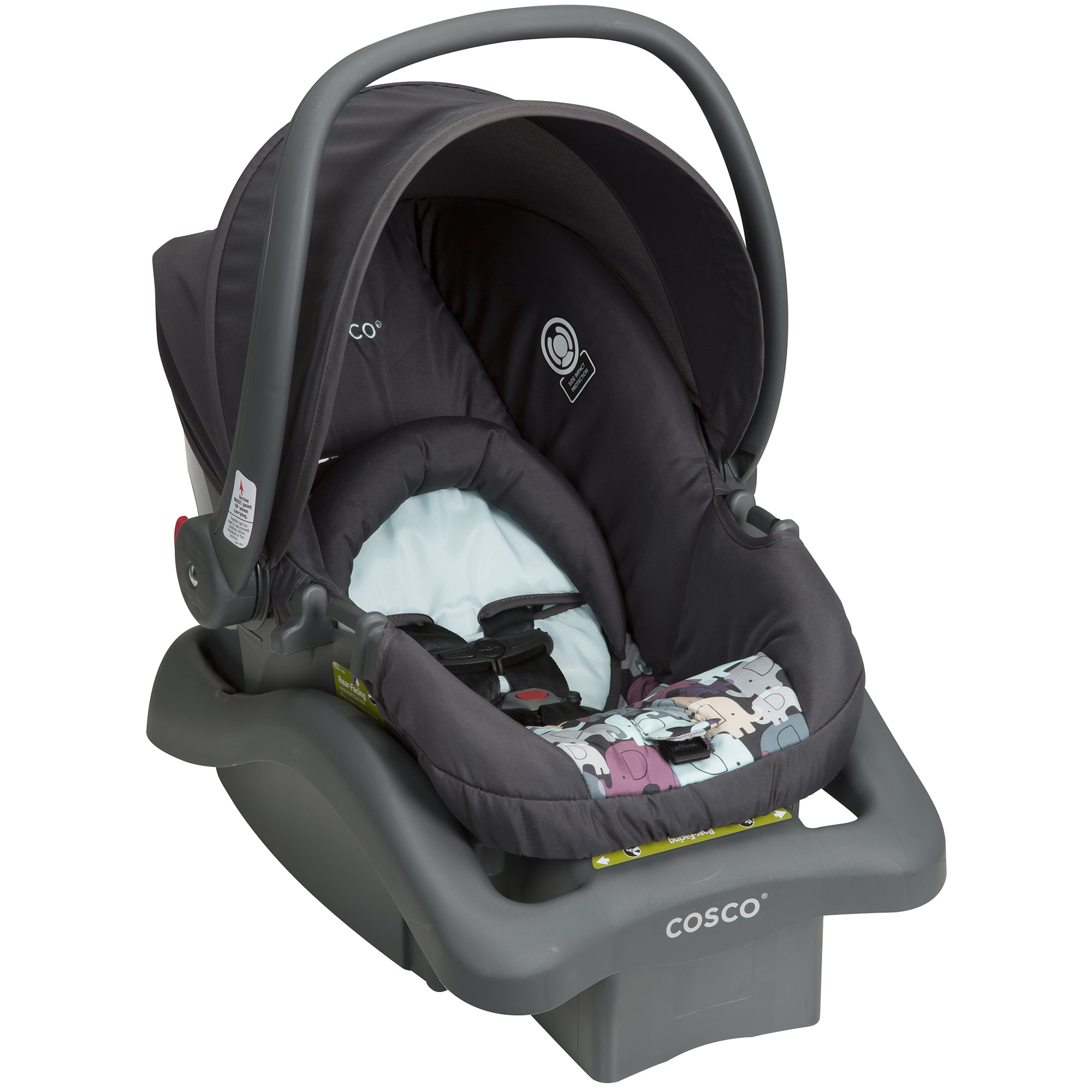 elephant themed car seat and stroller