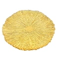 thumbnail image 2 of Grenade Rouge 2774-1 Corail 11 Po. Assiette Dorée - Ensemble de 4, 2 of 5