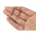 thumbnail image 4 of 100 Pcs Ball Bearing Fishing Swivels Snap Rolling Sea Connector Stainless Steel 1 - Does Not Contain Composite Wood 8#, 4 of 7