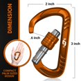 thumbnail image 2 of Mosquetones Rhino Produxs 12kN (1225 kg) de Alta Resistencia, 2 of 6