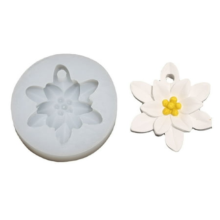 

OOKWE Ins Aromatherapy Lotus Resin Molds Flower Diffuser Hanging Pendant Silicone Mold
