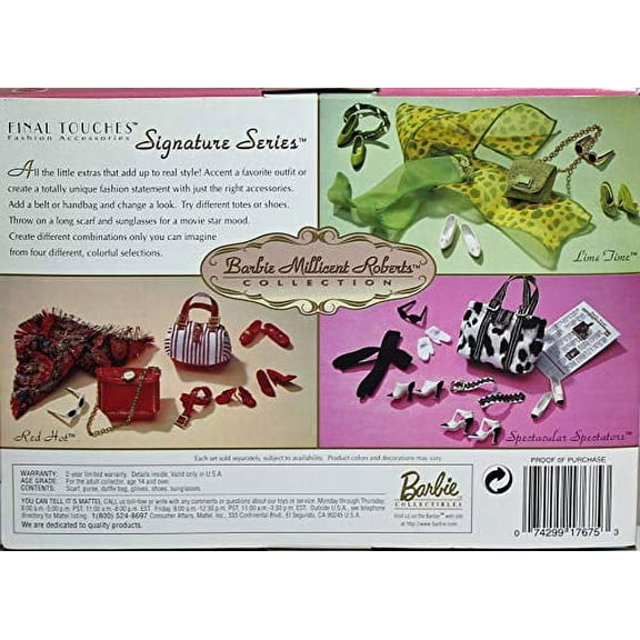 Barbie Millicent Roberts Collection Final Touches Signature Series Fashion Pack