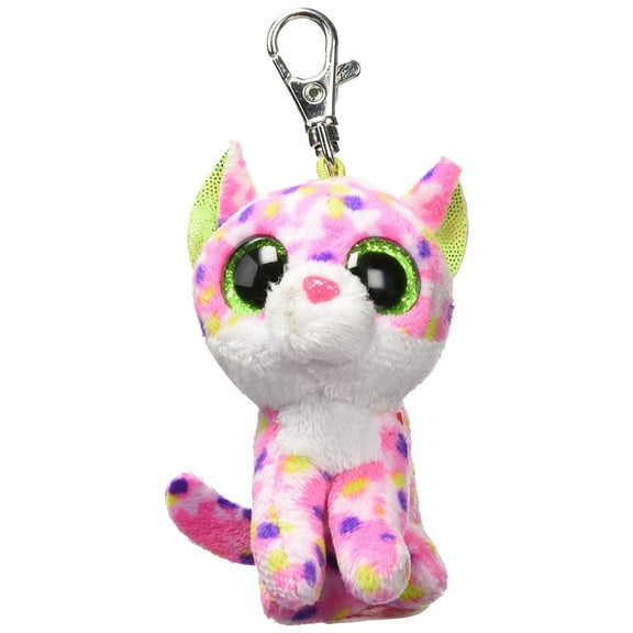 Ty Beanie Boos Sophie Cat Clip With Glitter Eyes