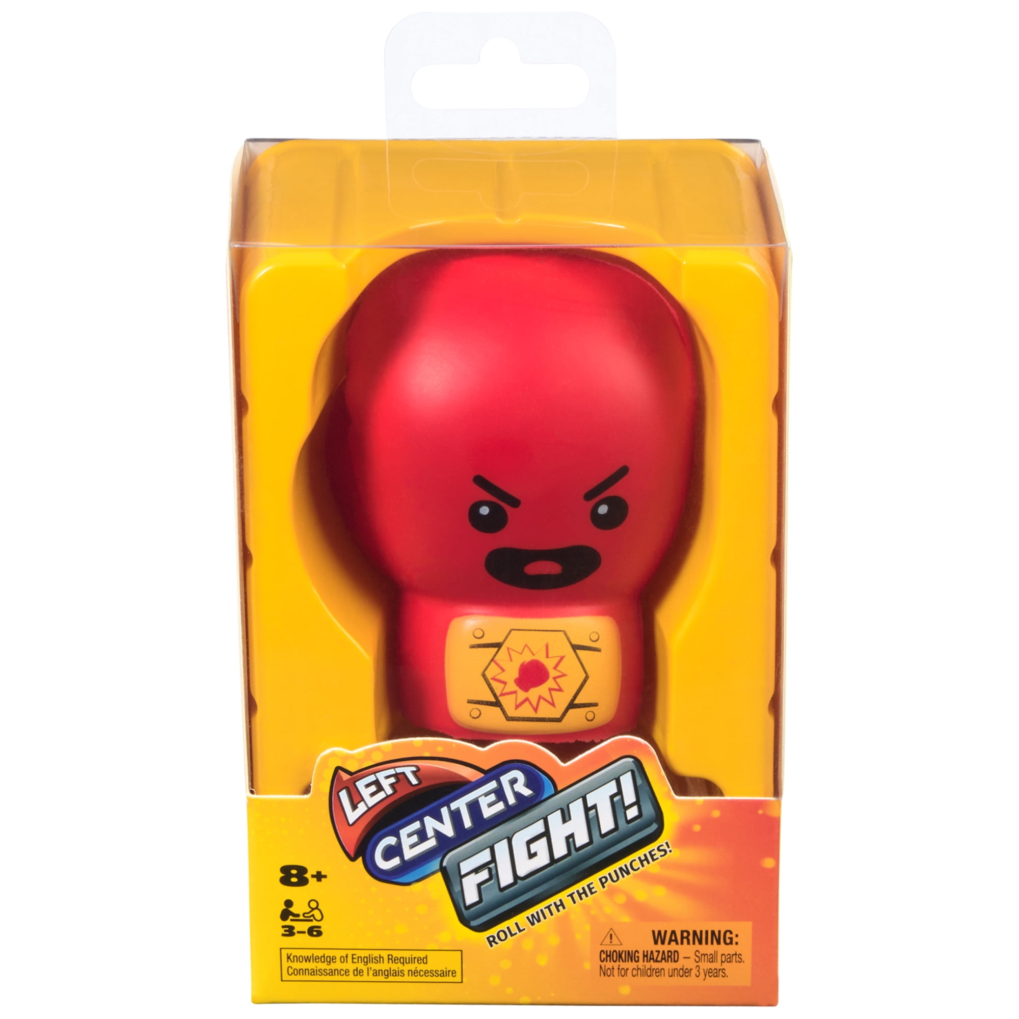 Spin Master Games, Left Center Fight, Classic Family Head-to-Head Dice Game with Foam Glove
