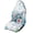 Watercolor Sea Turtle & Hibiscus Floral Pattern, variant on XYZCANDO Hibiscus Floral Car Seat Towel Cover - Waterproof Sweatproof Protector with Moisture-Wicking Microfiber - Universal Fit for Cars, SUVs & Trucks