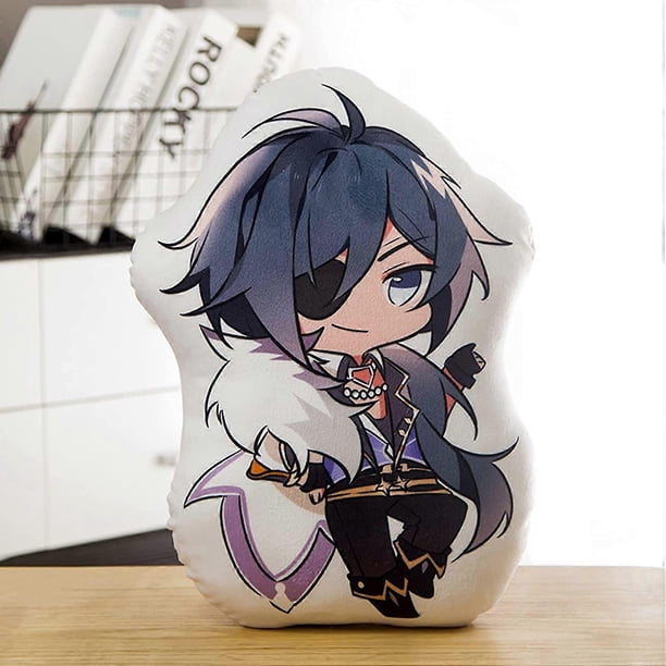 Genshin Impact Plush Pillow Toys, Toy Pillow Soft Cartoon Dolls Sofa Cushion Hugging Pillow, Cosplay Anime Game Characters Pillow and Collection and G